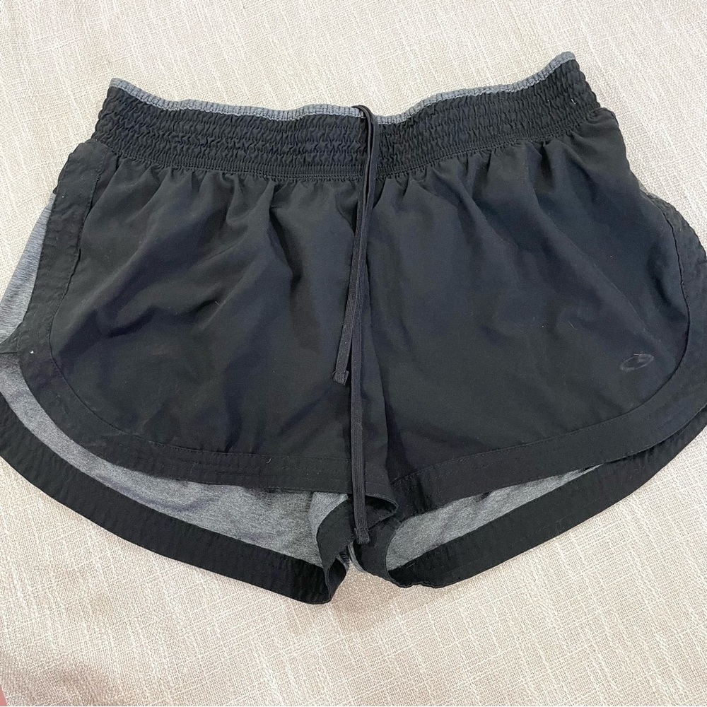 C9 Black and Gray Athletic Liner Shorts Size M